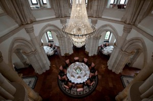 Inside Fishermans Bastion Restaurant