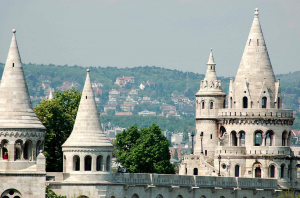 Lookout Towers Fishermans Bastion Buda Castle Hill 