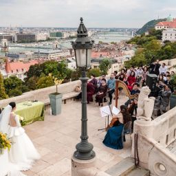 Fishermans Bastion's Danube Terrace in Buda Castle as Wedding Venue: Reception & Ceremony