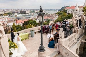 Fishermans Bastion's Danube Terrace in Buda Castle as Wedding Venue: Reception & Ceremony