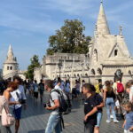 Fishermans Bastion Vista at Matthias Church Budapest