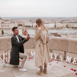 Proposal Fishermans Bastion Budapest Private Photographer Terrace Rental with View Ihsan Unuvar