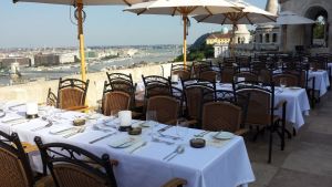 Stunning View at Danube Terrace Castle District Budapest