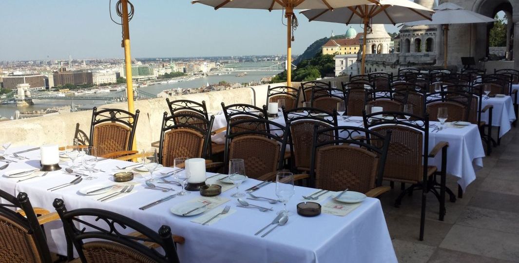 Stunning View at Danube Terrace Castle District Budapest